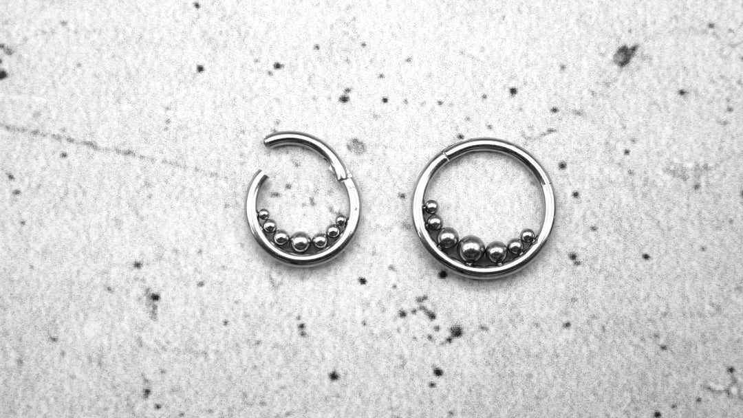 Piercing Ring Septum Chirurgenstahl 1,2mm 16g - 1A/10