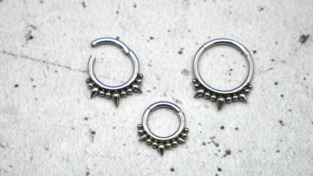 Piercing Ring Septum Chirurgenstahl 1,2mm 16g - 1A/11