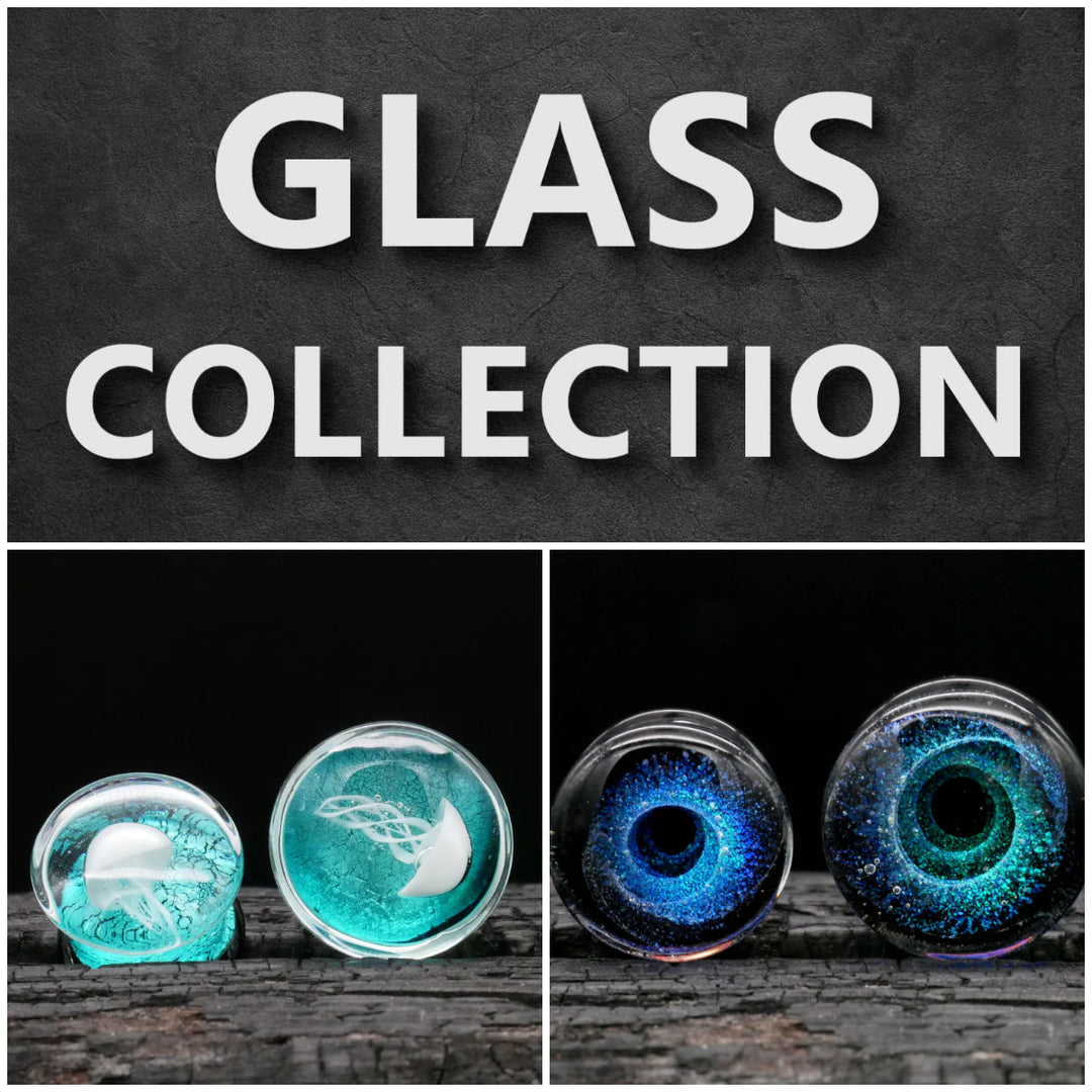 Plug & Tunnel - Kollektion - Glas