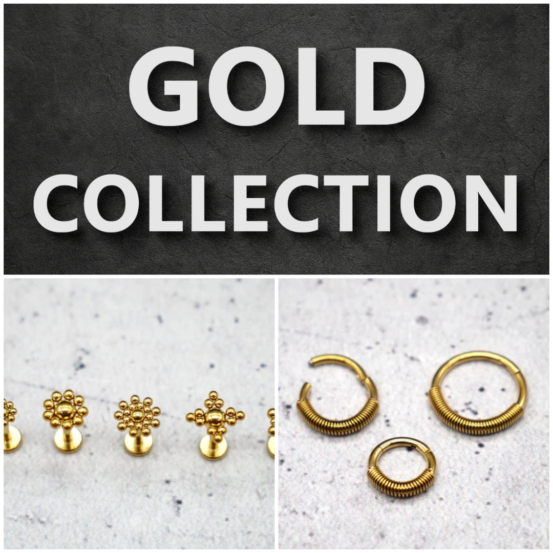 Piercing - Kollektion - Farbe Gold