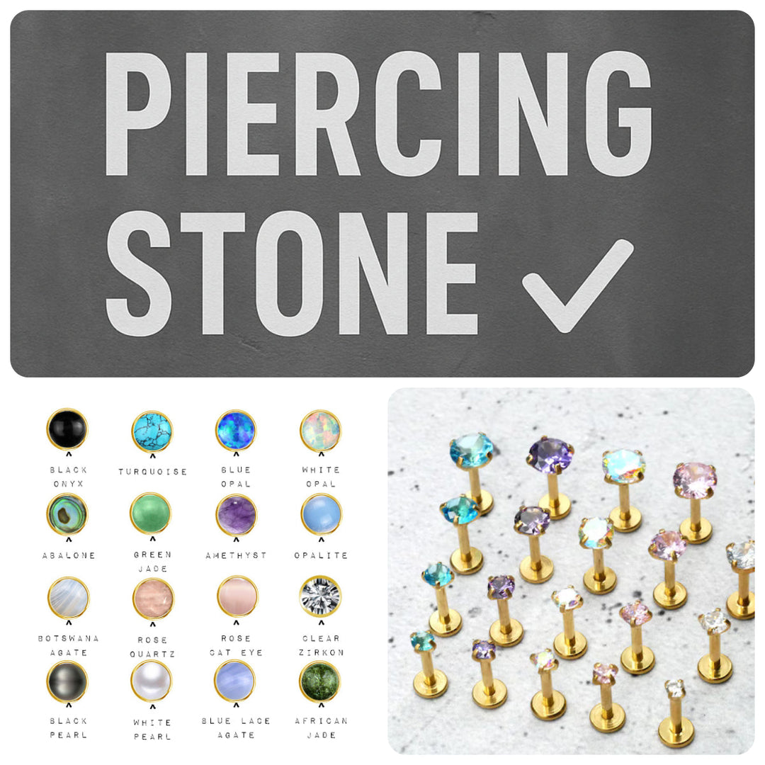 Piercing - mit Gemstone
