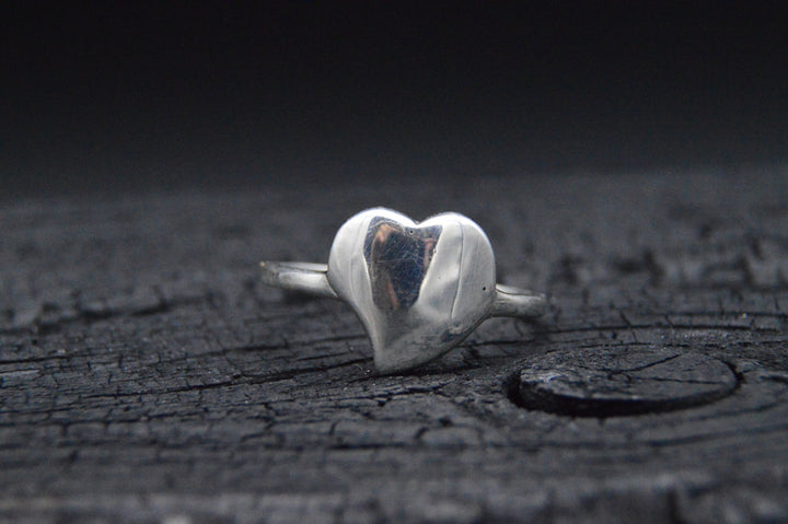 925er Silber Ring HEART