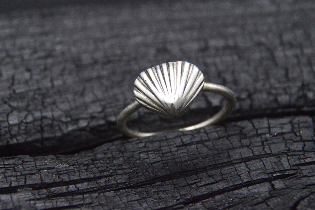 925er Silber Ring LITTLE SHELL