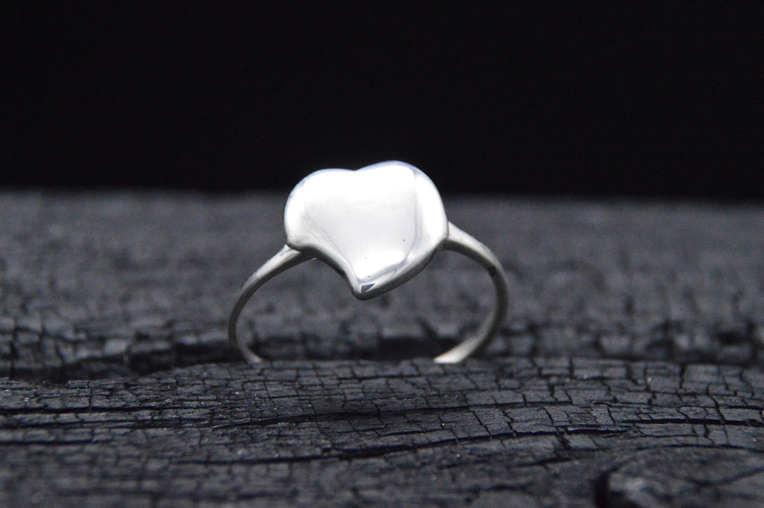 925er Silber Ring HEART