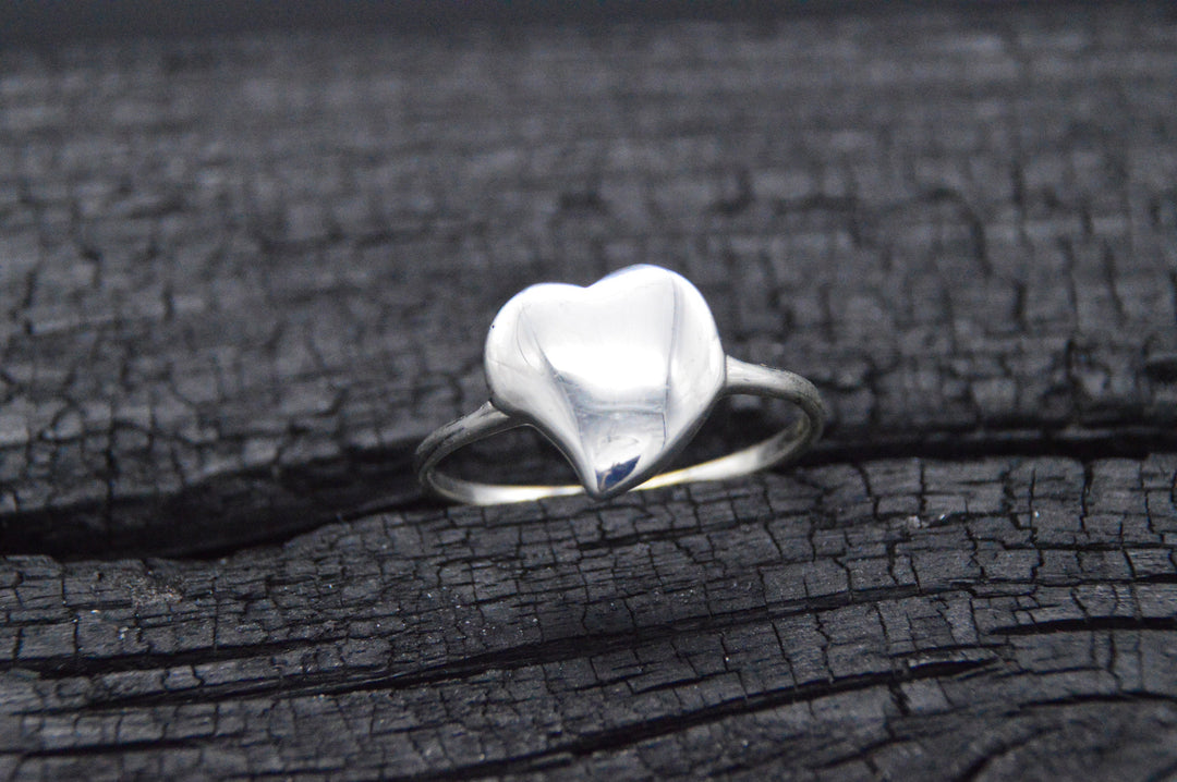 925er Silber Ring HEART