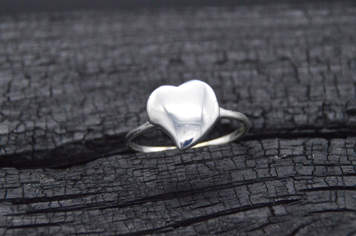 925er Silber Ring HEART