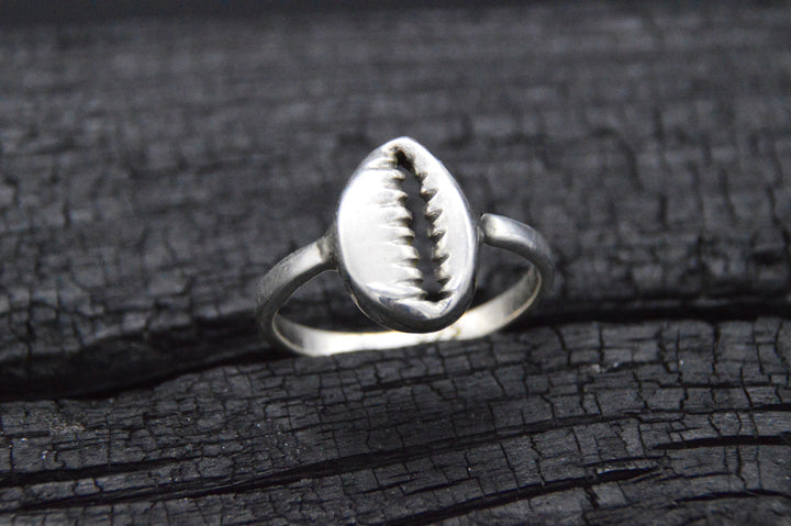 925er Silber Ring OPEN WATER