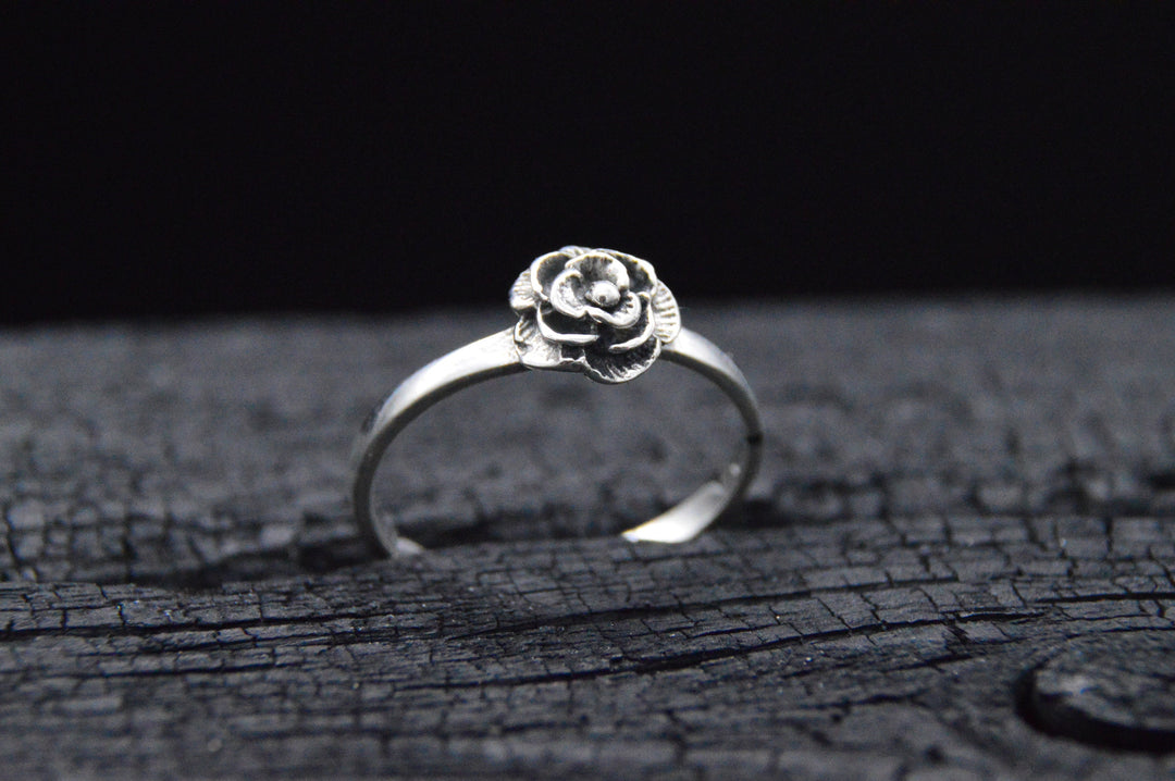 925er Silber Ring ROSE