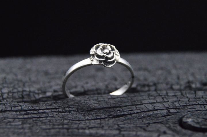925er Silber Ring ROSE