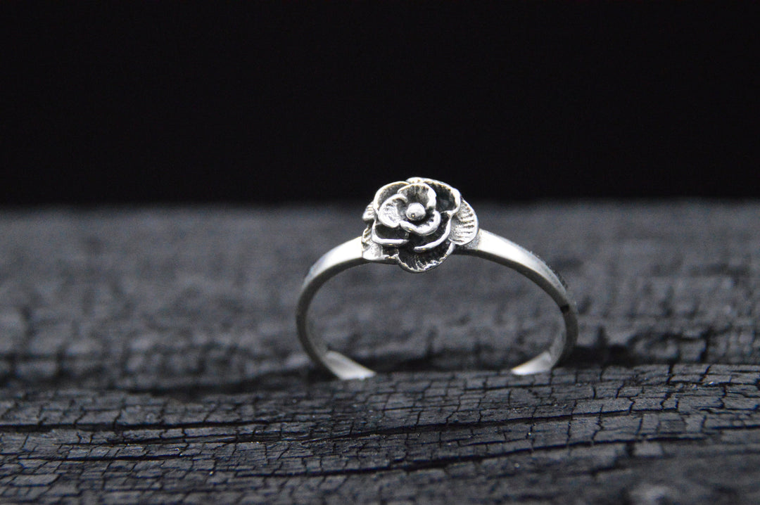 925er Silber Ring ROSE