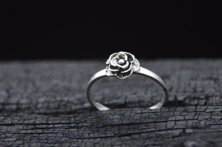 925er Silber Ring ROSE