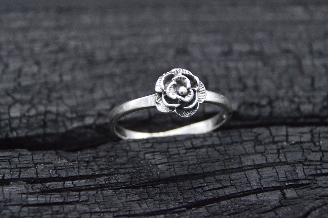 925er Silber Ring ROSE