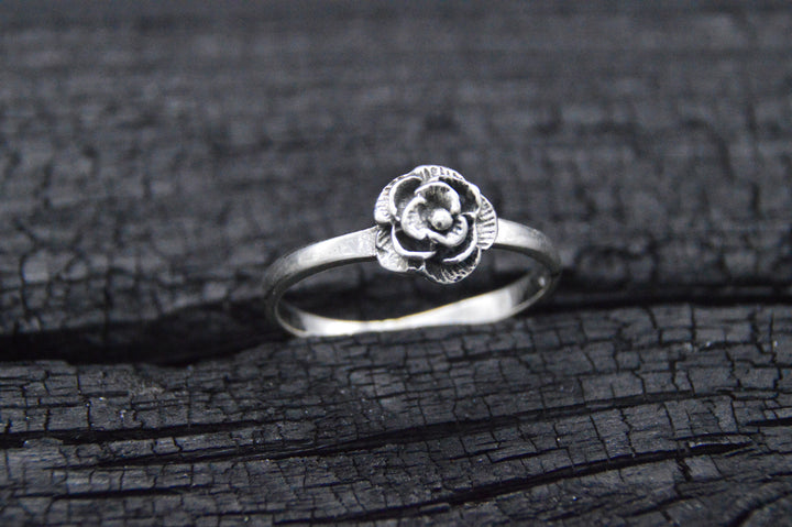 925er Silber Ring ROSE
