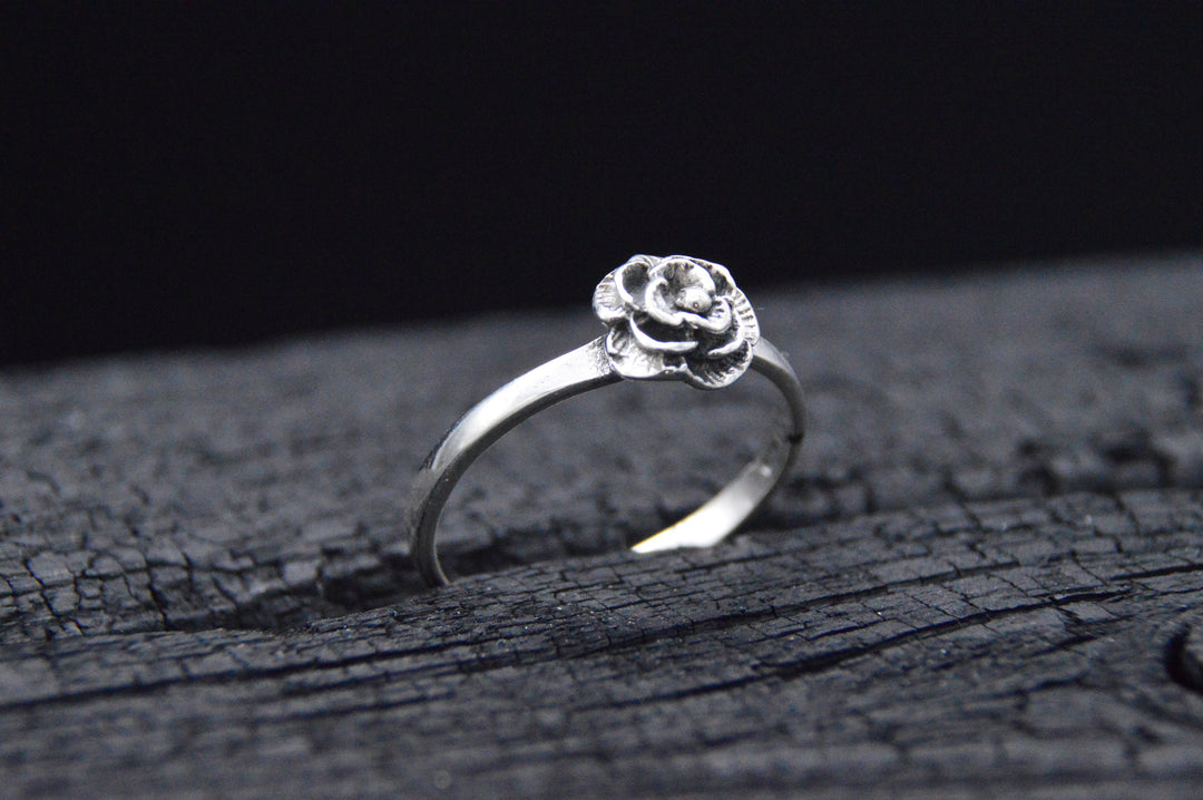 925er Silber Ring ROSE