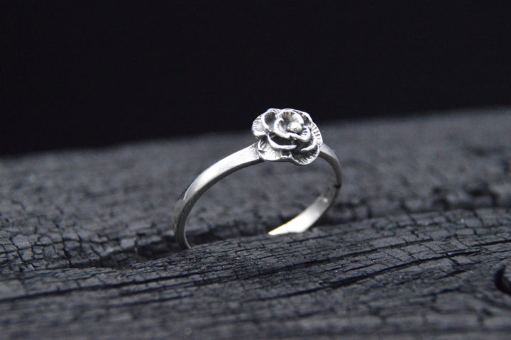 925er Silber Ring ROSE