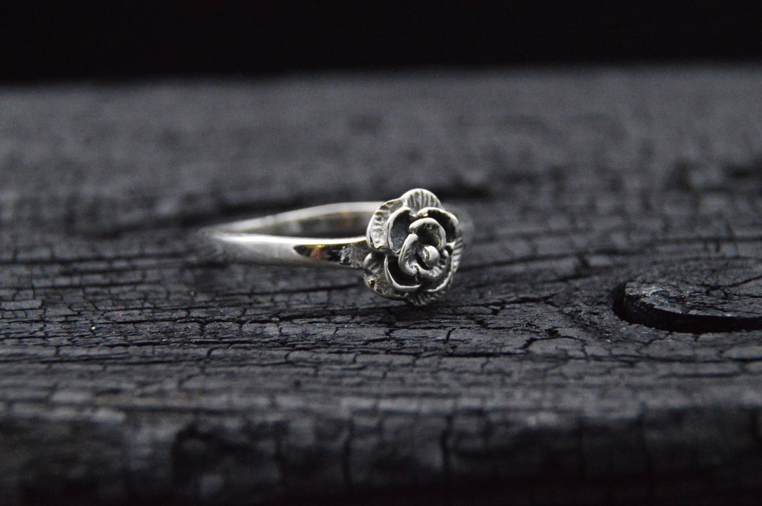 925er Silber Ring ROSE