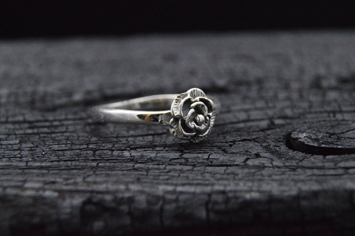 925er Silber Ring ROSE