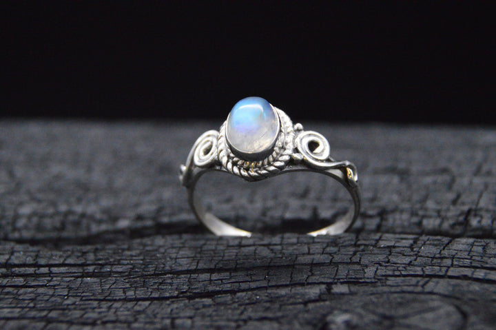 925er Silber Ring LUNA