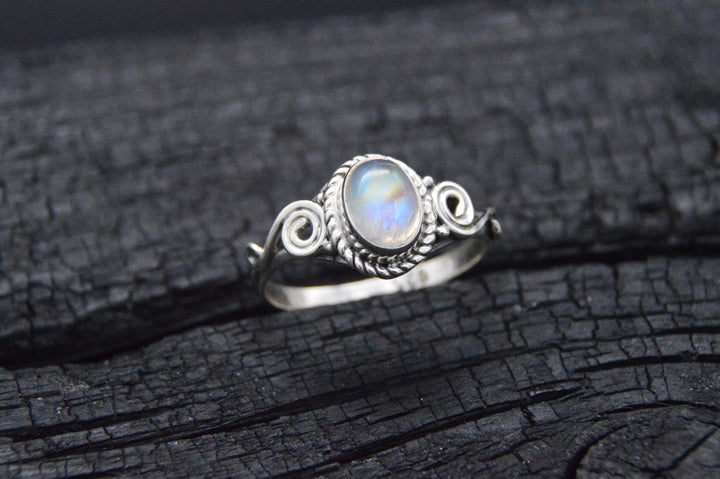 925er Silber Ring LUNA