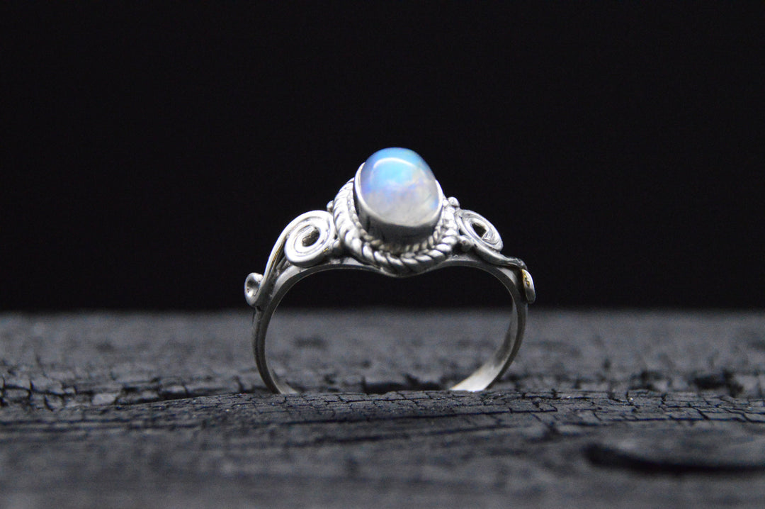 925er Silber Ring LUNA
