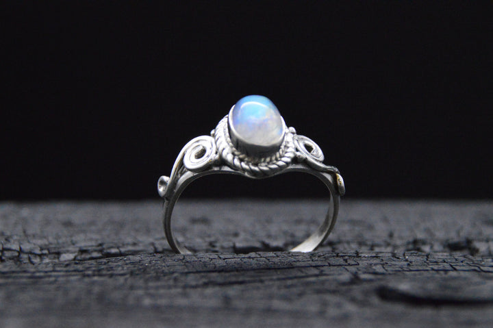 925er Silber Ring LUNA