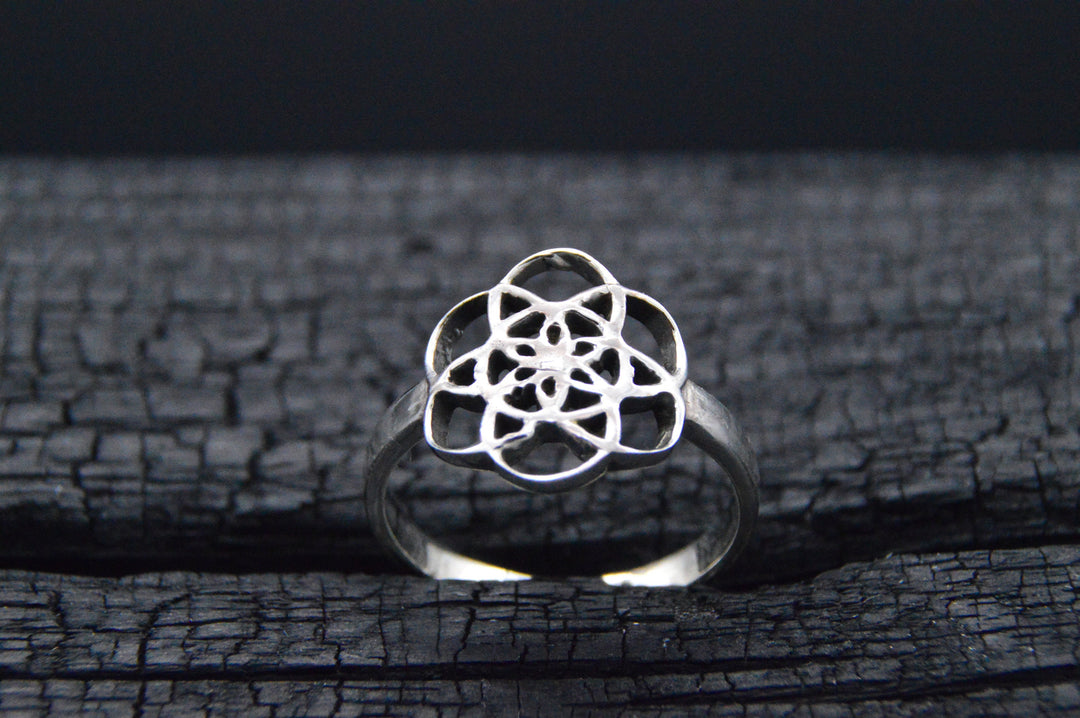 925er Silber Ring LIFE