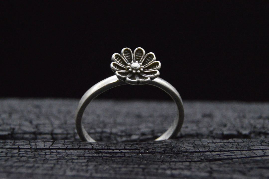 925er Silber Ring FLOWER