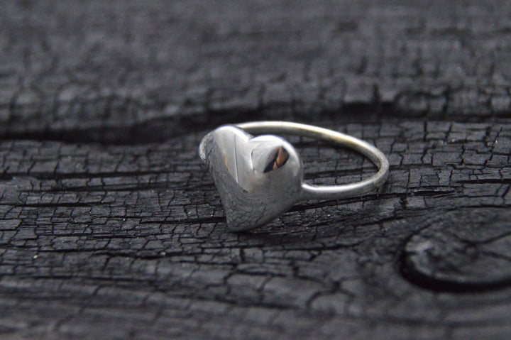 925er Silber Ring HEART