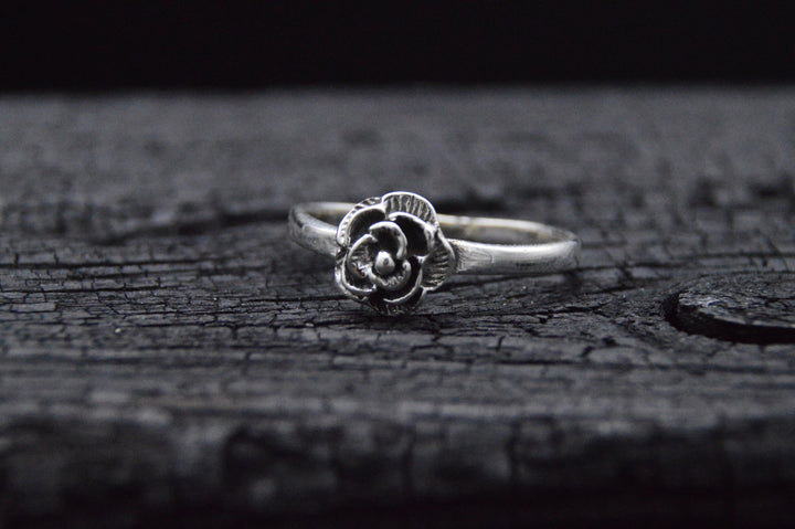 925er Silber Ring ROSE