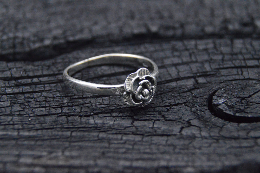 925er Silber Ring ROSE