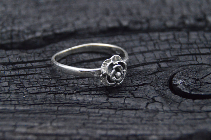 925er Silber Ring ROSE