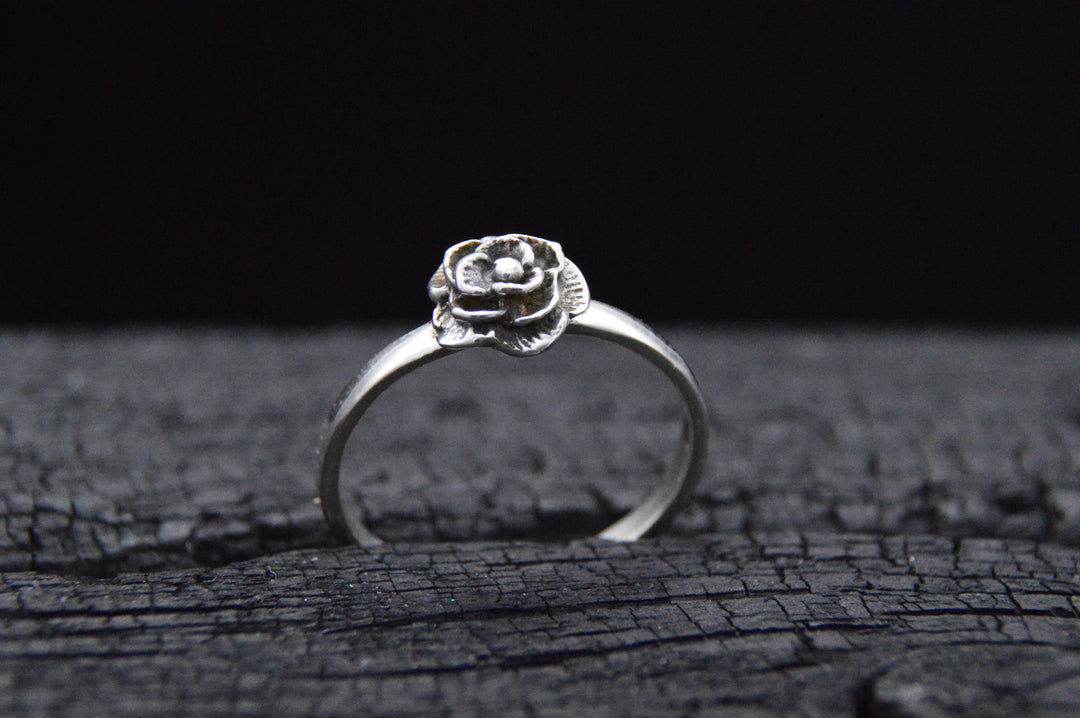 925er Silber Ring ROSE