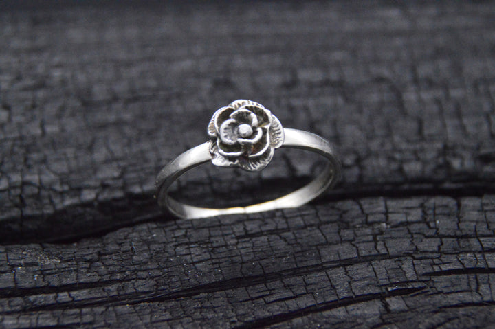 925er Silber Ring ROSE