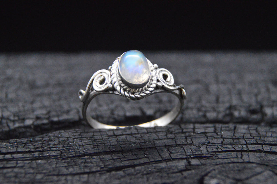 925er Silber Ring LUNA
