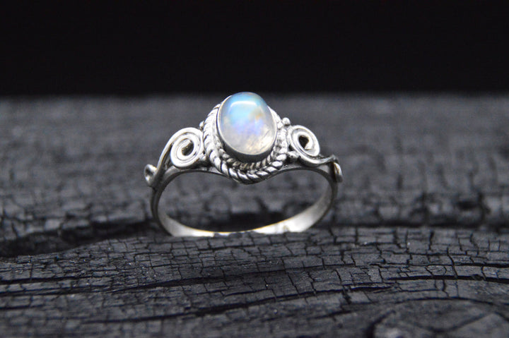 925er Silber Ring LUNA