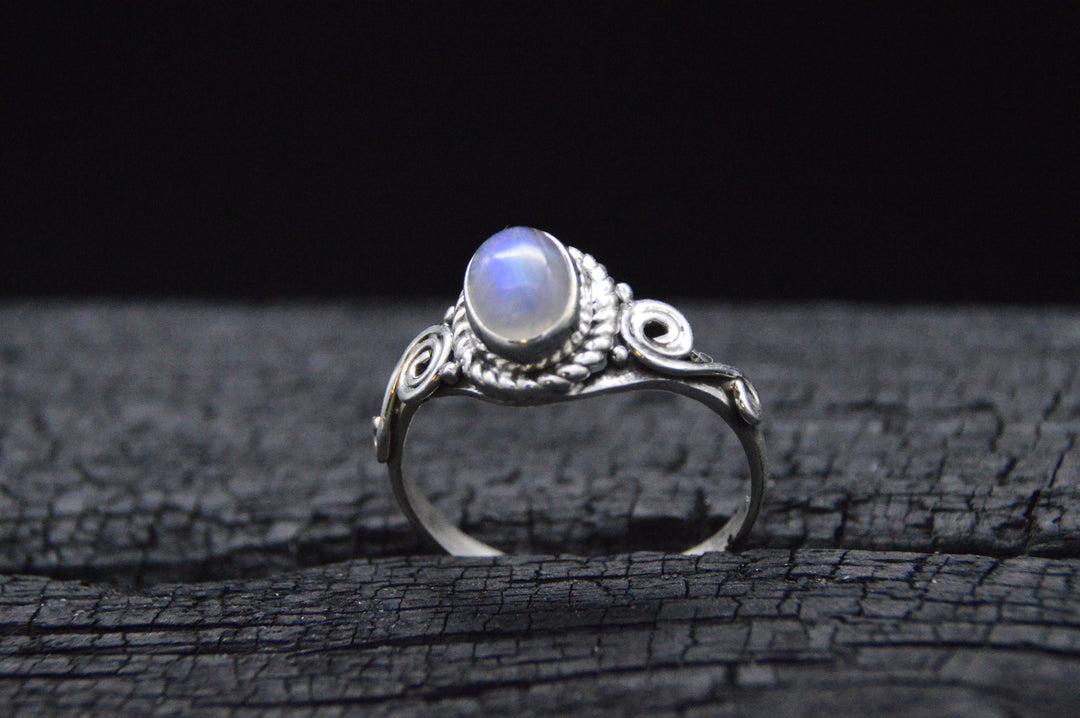 925er Silber Ring LUNA