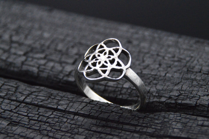 925er Silber Ring LIFE