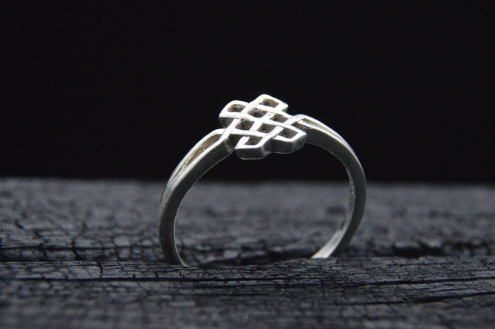 925er Silber Ring KARMA