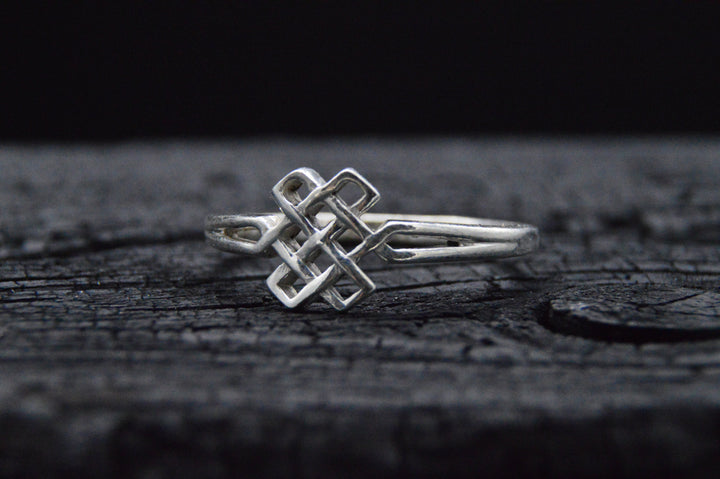 925er Silber Ring KARMA