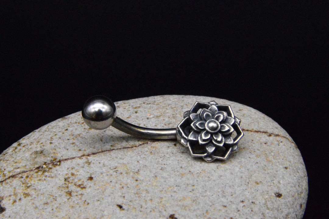 Bauchnabelpiercing 925er Silber - 1N/10