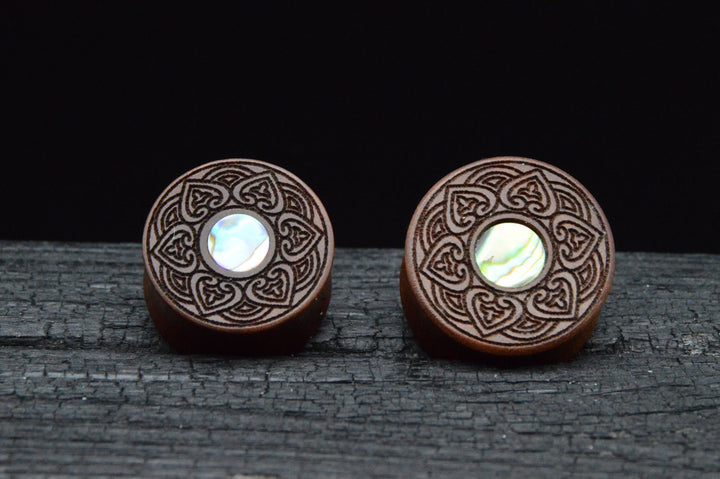 1x Plug Sawo Wood Abalone - F1