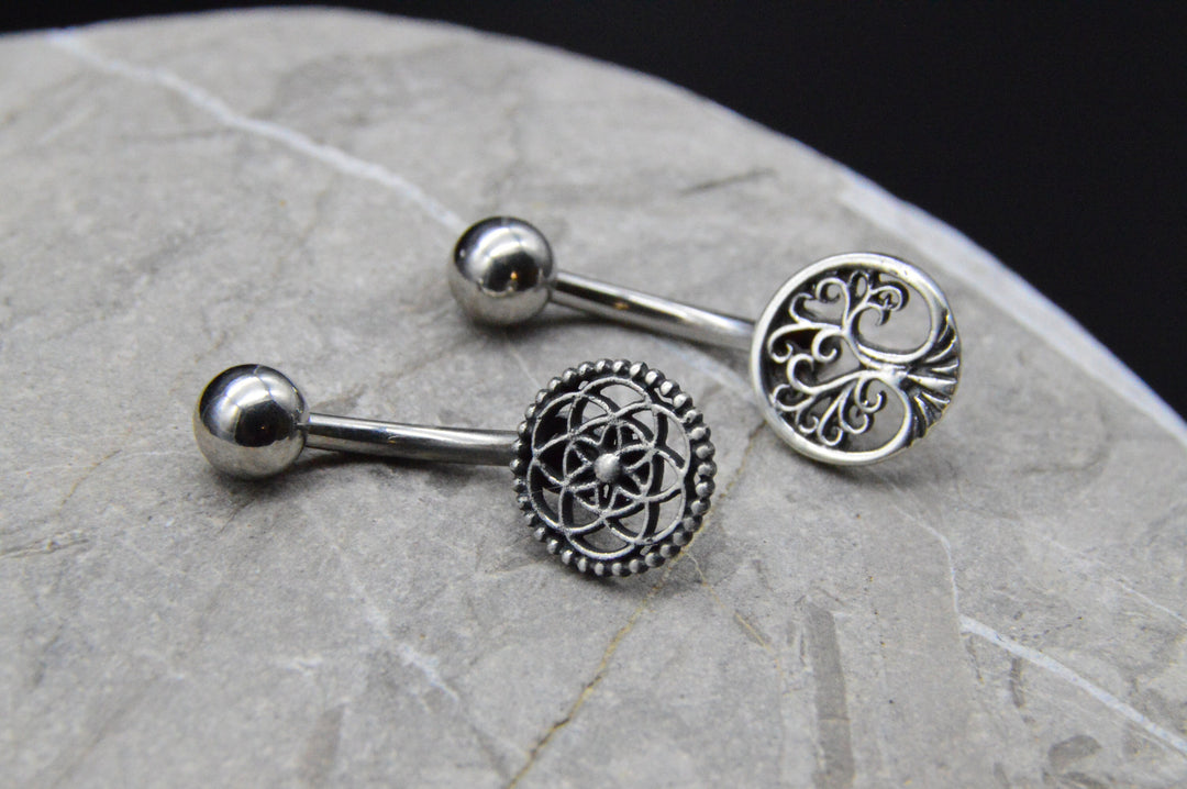 Bauchnabelpiercing 925er Silber - 1N/10