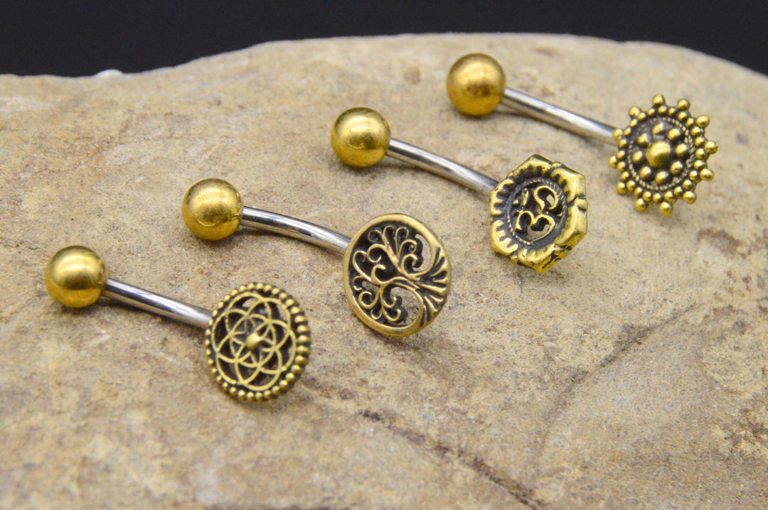 Bauchnabelpiercing 316L Stahl - 1N/02