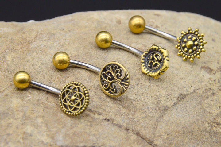 Bauchnabelpiercing 316L Stahl - 1N/02