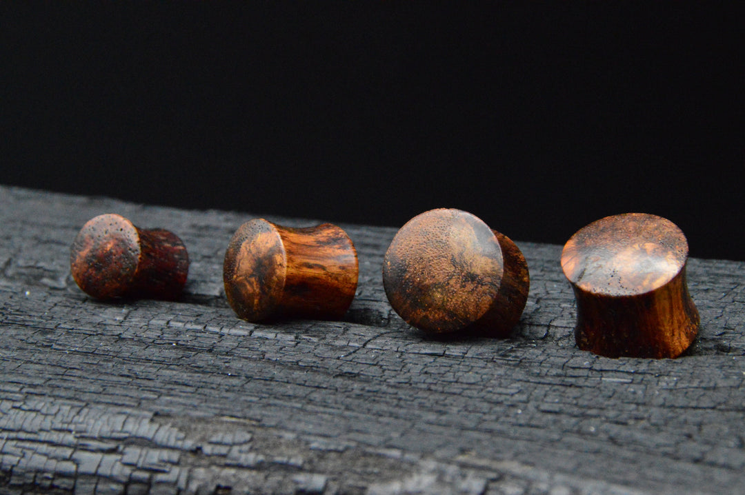 1x Plug Honey Wood 3-12mm - C1