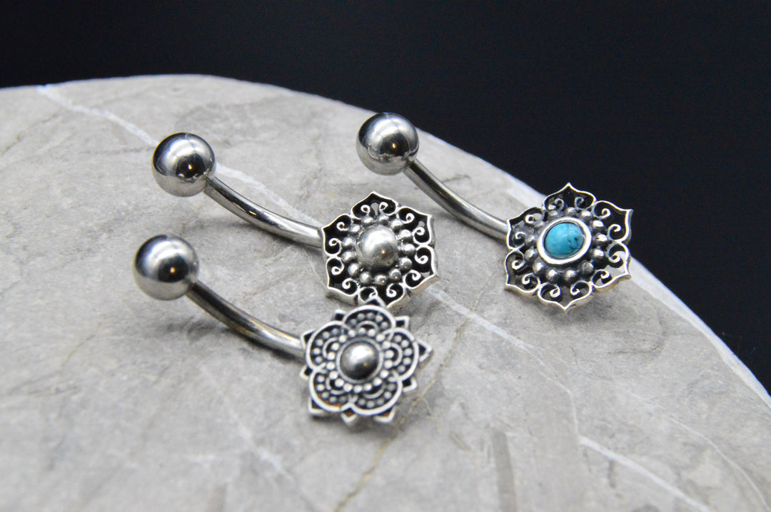 Bauchnabelpiercing 925er Silber - 1N/10