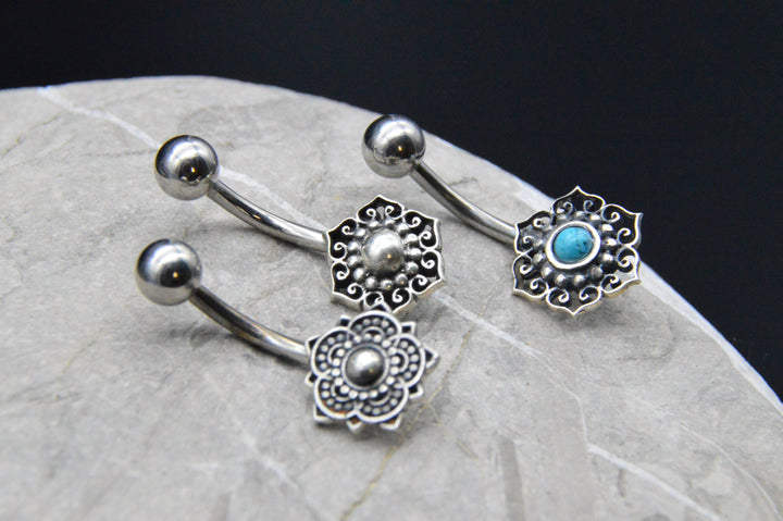 Bauchnabelpiercing 925er Silber - 1N/10
