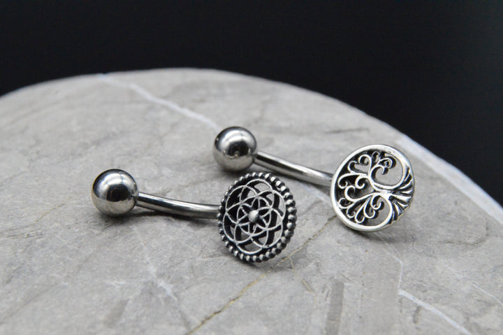 Bauchnabelpiercing 925er Silber - 1N/10