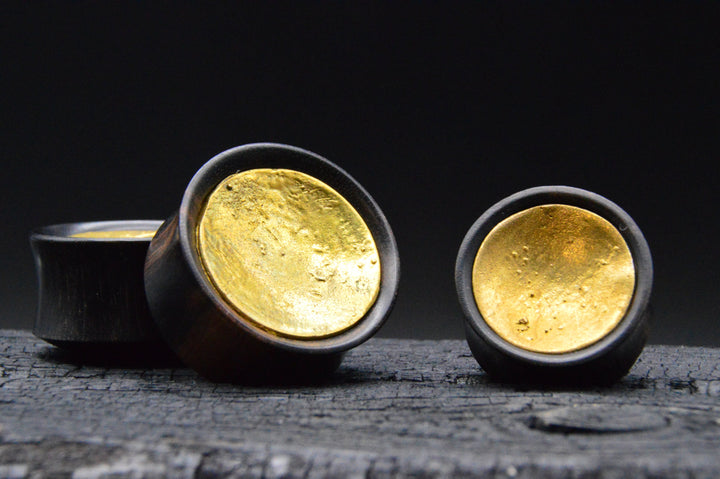 1x Plug Arang Wood 12-25mm - F1