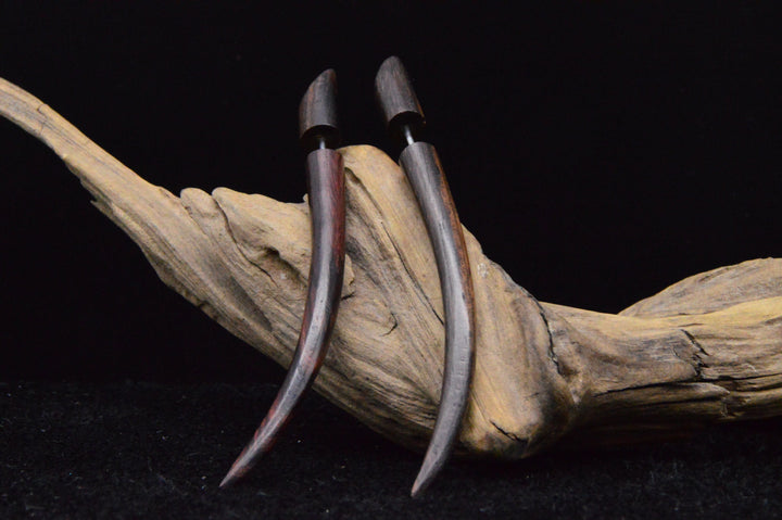 Ohrringe aus Holz Handarbeit - JJ-3